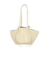 Yuzefi Knotted Strap Single Shoulder Bag In Neutral