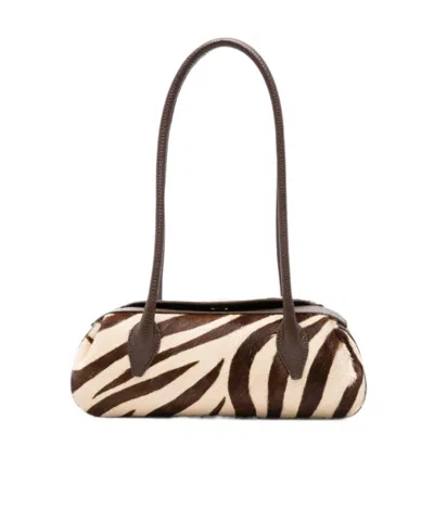 Yuzefi Double-handled Handbag In Brown