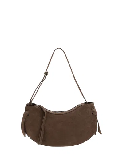 Yuzefi Fortune Cookie Shoulder Bag In Chocolate