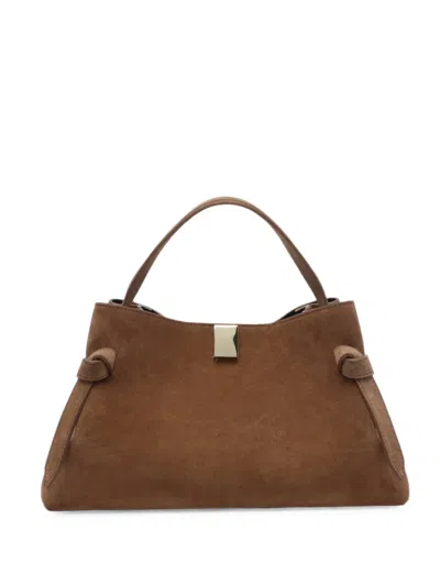 Yuzefi Gyoza Bovine Leather Tote Bag In Pink