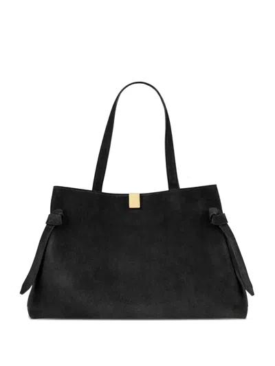 Yuzefi Gyoza Knot-detail Shoulder Bag In Black