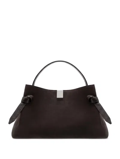 Yuzefi Gyoza Knot-detail Tote Bag In Brown