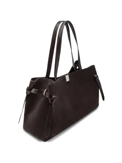 Yuzefi Gyoza Knotted Shoulder Bag In Black