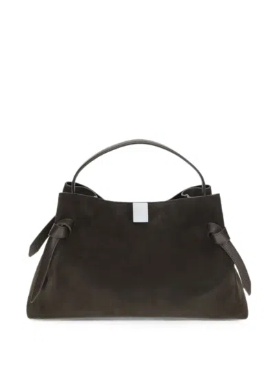 Yuzefi Gyoza Knotted Tote Bag In Brown
