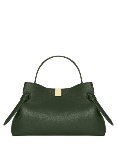 Yuzefi Gyoza Knotted Tote Bag In Green