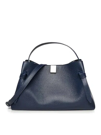 Yuzefi Gyoza Leather Bag In Blue