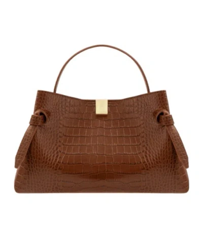 Yuzefi Mini Gyoza Tote Bag In Brown