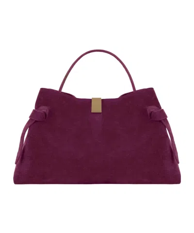 Yuzefi Gyoza Shoulder Bag In Burgundy