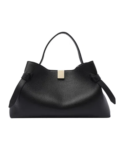 Yuzefi Gyoza Top Handle Bag In Black