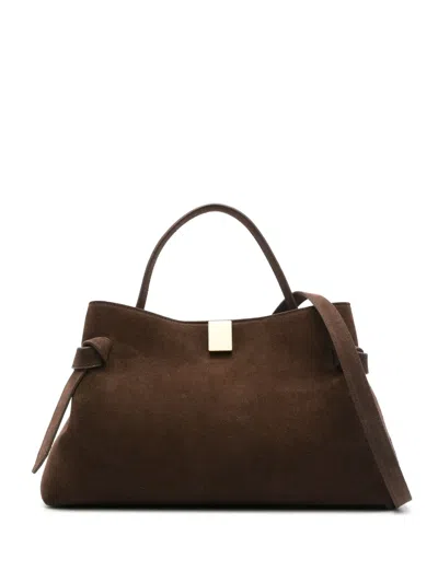 Yuzefi Gyoza Tote Bag In Brown