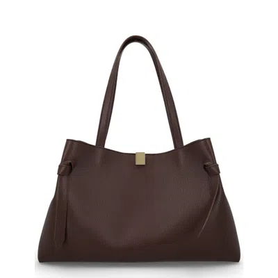 Yuzefi Gyoza Tote Bag In Brown