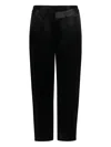 Yuzefi Hedra Concealed-zip Trousers In Black