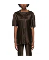 Yuzefi Item O-neck Short-sleeved T-shirt In Black