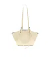 Yuzefi Knotted Strap Single Shoulder Bag In Neutral