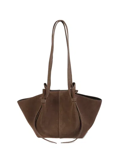 Yuzefi Knotted Tote Bag In Brown