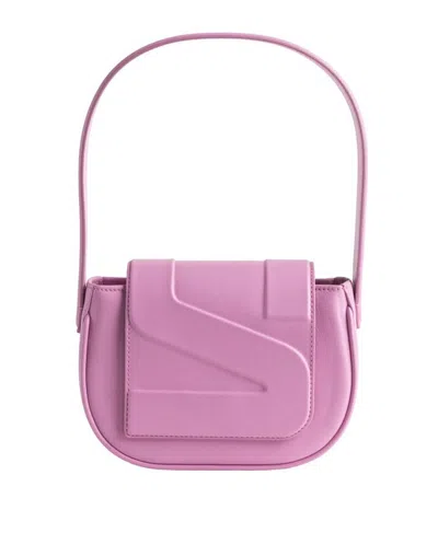 Yuzefi Koko Logo-embossed Shoulder Bag In Pink