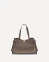 Yuzefi Large Gyoza Shoulder Bag In Gray