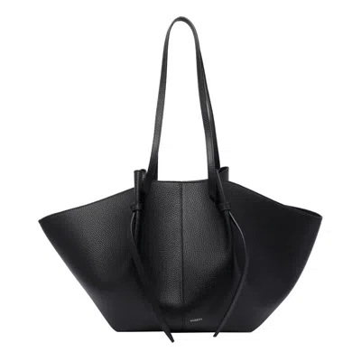 Yuzefi Large Mochi Shoulder Bag In Black