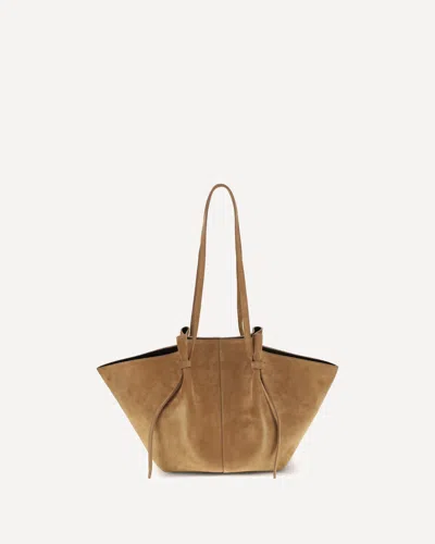 Yuzefi Large Mochi Shoulder Bag In Brown