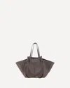 Yuzefi Large Mochi Shoulder Bag In Brown