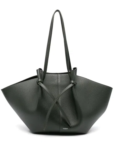 Yuzefi Large Mochi Soulder Bag In Green
