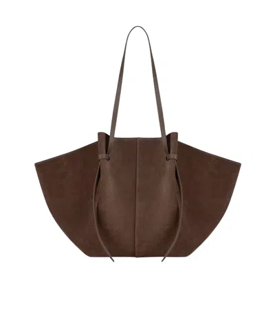 Yuzefi Large Mochi Tote Bag In Brown
