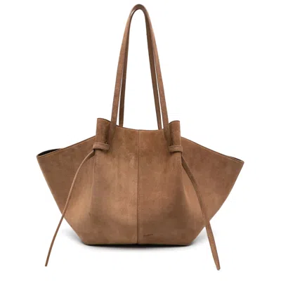 Yuzefi Large Mochi Tote Bag In Brown