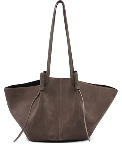 Yuzefi Large "mochi" Tote Bag In Brown