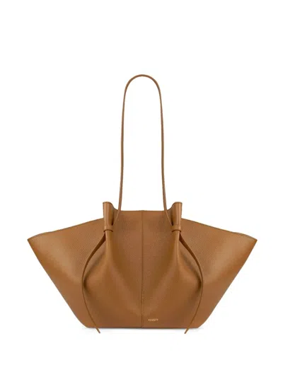 Yuzefi Large "mochi" Tote Bag In Brown