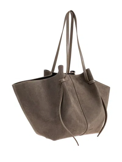 Yuzefi Large Mochi Tote Bag In Gray