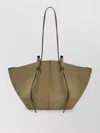 Yuzefi Large Mochi Bag In Fennel Suede Leather In Brown