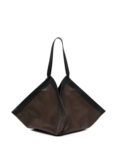 Yuzefi Large Wonton Shoulder Bag In Blue