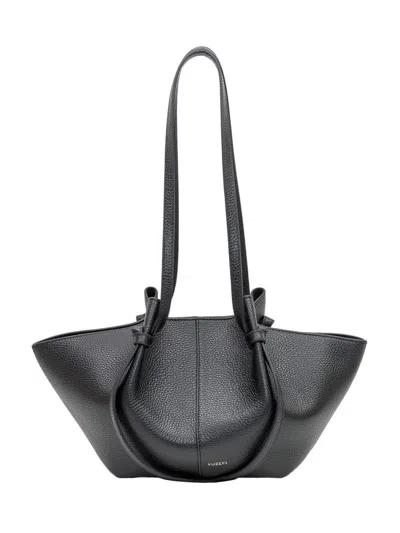Yuzefi Leather Shoulder Bag In Black