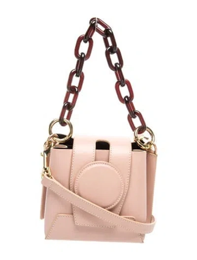 Pre-owned Yuzefi Leather Shoulder Bag In Brown