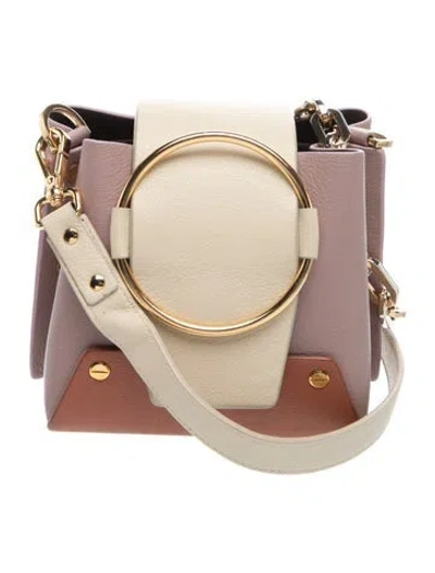 Pre-owned Yuzefi Leather Shoulder Bag In Neutral