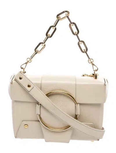 Pre-owned Yuzefi Leather Shoulder Bag In Neutral
