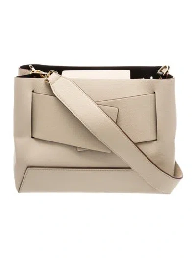 Pre-owned Yuzefi Leather Shoulder Bag In Neutrals
