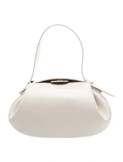 Pre-owned Yuzefi Leather Top Handle Bag In Neutrals