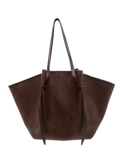 Pre-owned Yuzefi Leather Tote W/ Tags In Brown