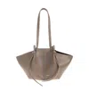 Yuzefi Lettering Shoulder Bag In Gray