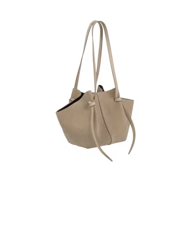 Yuzefi Logo Handbag In Brown
