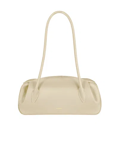 Yuzefi Oyster Shoulder Bag In Neutral