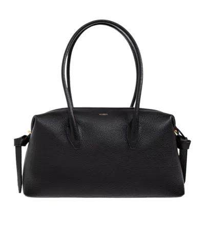 Yuzefi Logo Shoulder Bag In Black