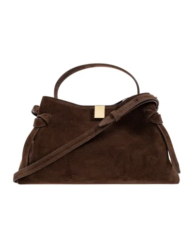 Yuzefi Logo Shoulder Bag In Brown