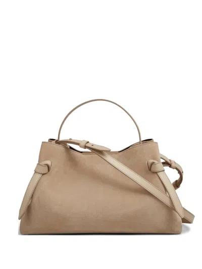 Yuzefi Medium Gyoza Shoulder Bag In White