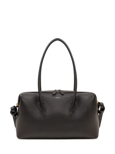 Yuzefi Mini Duffle Shoulder Bag In Black