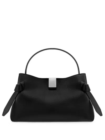 Yuzefi Mini Gyoza Leather Tote Bag In Brown
