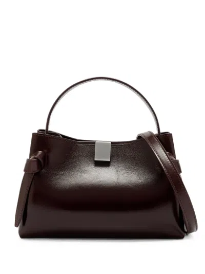 Yuzefi Mini Gyoza Tote Bag In Burgundy