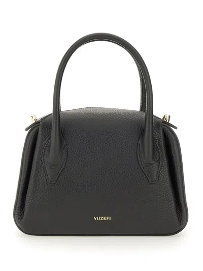 Yuzefi Mini Oyster Bag In Black