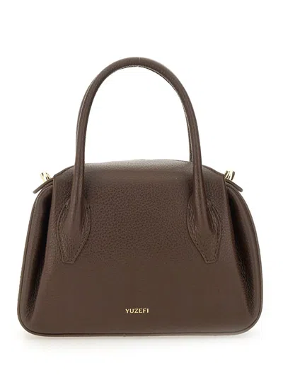 Yuzefi Women's Mini Oyster Bag In Brown
